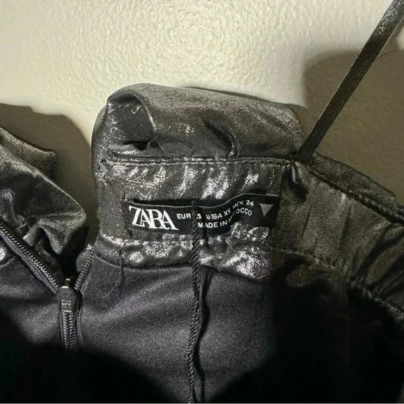 NWOT ZARA SHORT FULL DRESS XS *statement  dress - Picture 6 of 8